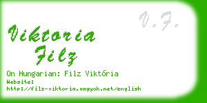 viktoria filz business card
